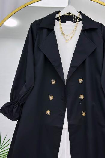 KOLU BÜZGÜLÜ KUŞAKLI TRENÇKOT