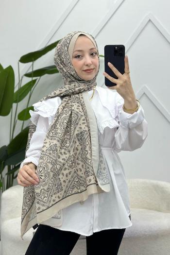 SOFT PAMUK ETNİK DESEN ŞAL