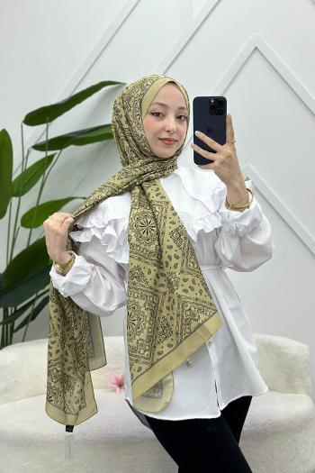 SOFT PAMUK ETNİK DESEN ŞAL
