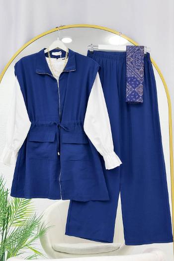 CEP KAPAKLI PANTOLON TENSEL TAKIM