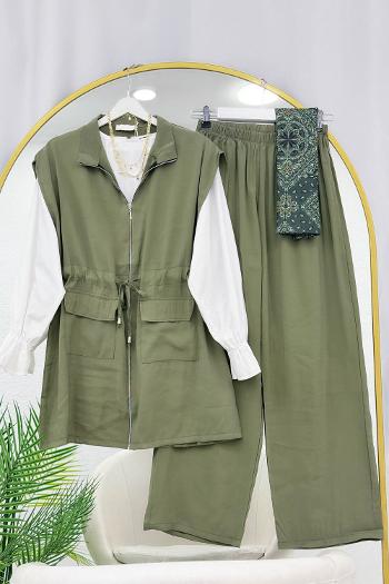 CEP KAPAKLI PANTOLON TENSEL TAKIM