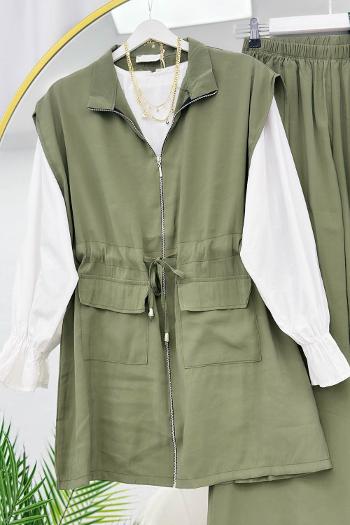 CEP KAPAKLI PANTOLON TENSEL TAKIM