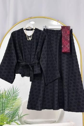 TEK DÜĞMELİ SATEN ETEKLİ TAKIM