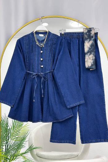 PENS DETAYLI KADIN KOT TAKIM