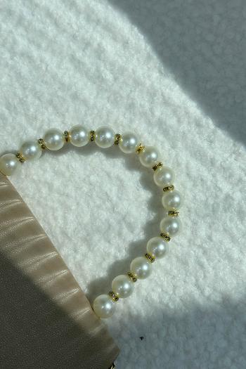 SEVİLLA BEYAZ İNCİLİ SAPLI  ASKILI  KADIN EL VE OMUZ VE  ÇANTASI