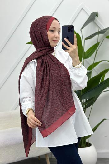 MONOKROM DESENLİ ŞAL