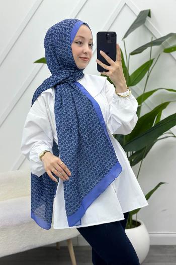MONOKROM DESENLİ ŞAL