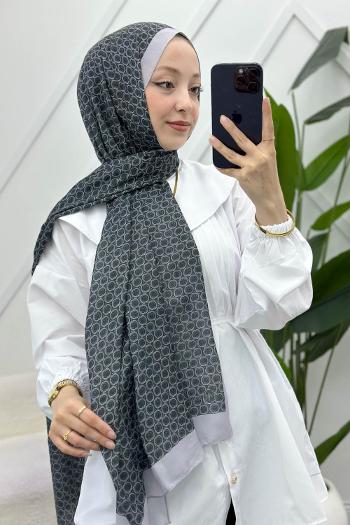 MONOKROM DESENLİ ŞAL