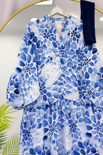ALAÇATI MODEL OVERSİZE KESİM MNGO KUMAŞ ELBİSE