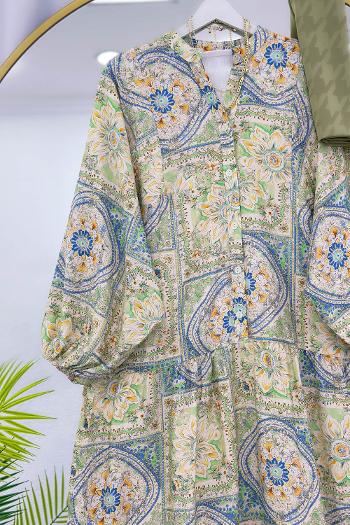 ALAÇATI MODEL OVERSİZE KESİM MNGO KUMAŞ ELBİSE