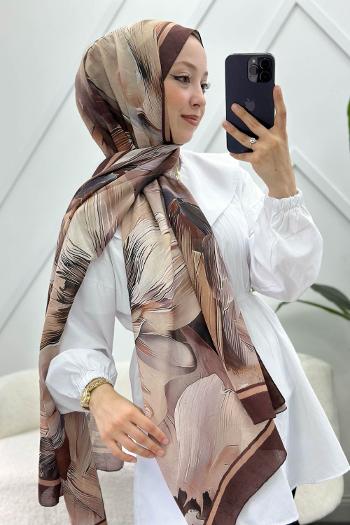 ÇİZGİ DESEN PAMUK SOFT ŞAL