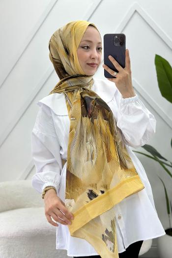ÇİZGİ DESEN PAMUK SOFT ŞAL