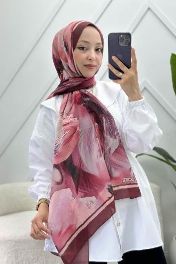 ÇİZGİ DESEN PAMUK SOFT ŞAL