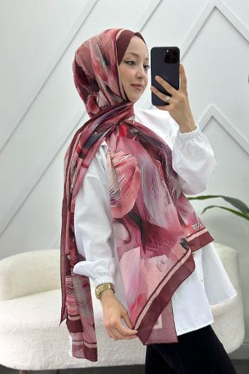 ÇİZGİ DESEN PAMUK SOFT ŞAL