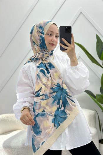 ORKİDE DESEN PAMUK SOFT ŞAL