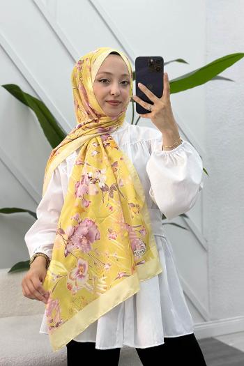 ÇİÇEK BAHÇESİ DESEN PAMUK SOFT ŞAL