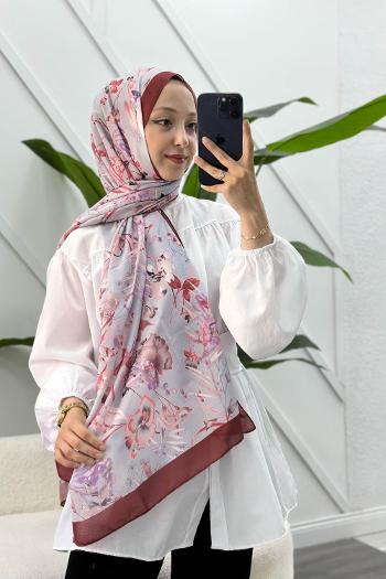 ÇİÇEK BAHÇESİ DESEN PAMUK SOFT ŞAL