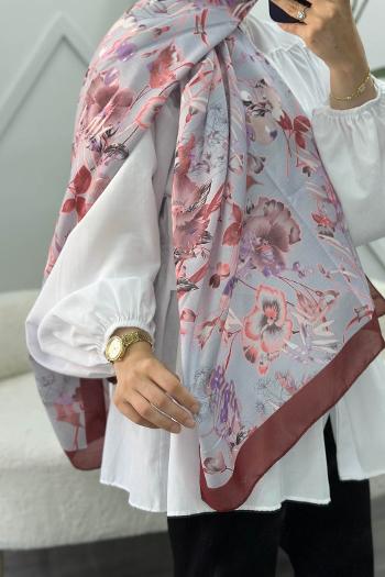 ÇİÇEK BAHÇESİ DESEN PAMUK SOFT ŞAL