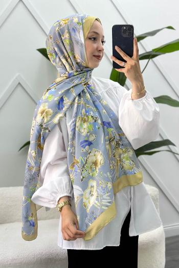 ÇİÇEK BAHÇESİ DESEN PAMUK SOFT ŞAL