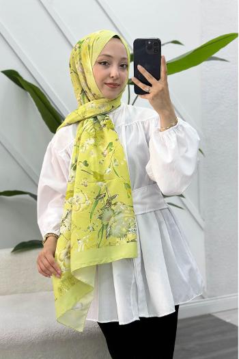 ÇİÇEK BAHÇESİ DESEN PAMUK SOFT ŞAL