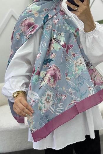 ÇİÇEK BAHÇESİ DESEN PAMUK SOFT ŞAL
