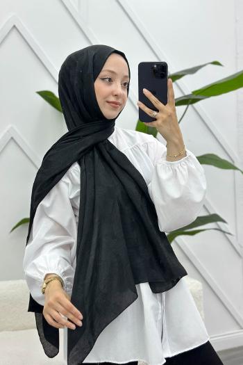 YAPRAK DESEN PAMUK SOFT ŞAL