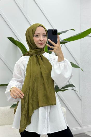 YAPRAK DESEN PAMUK SOFT ŞAL