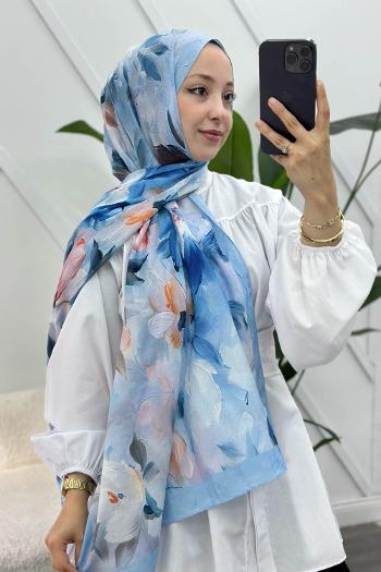 MENEKŞE  DESEN PAMUK SOFT ŞAL