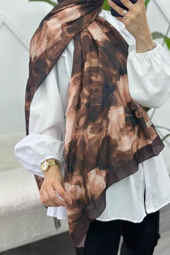 KAHVERENGİ PAMUK SOFT ŞAL SERİSİ