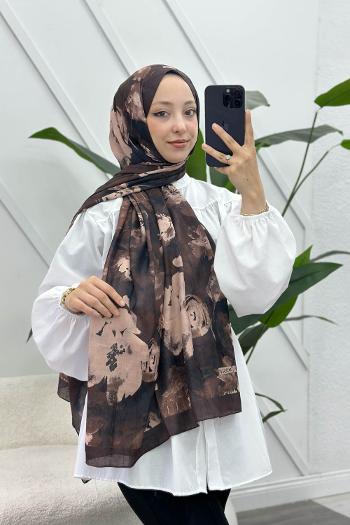KAHVERENGİ PAMUK SOFT ŞAL SERİSİ