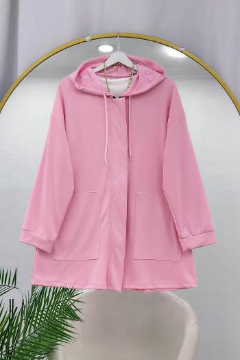 GİZLİ FERMUARLI KADIN HIRKA