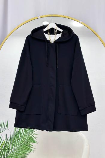 GİZLİ FERMUARLI KADIN HIRKA