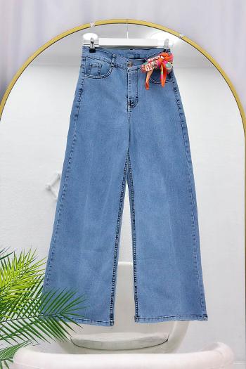 GENİŞ PAÇA KOT PANTOLON