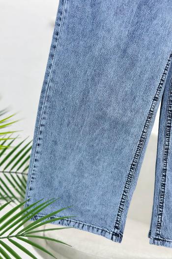 BELDEN KEMERLİ KOT PANTOLON