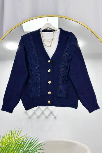 GÜPÜR VE FIRFIR DETAYLI ANGORA HIRKA