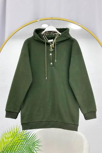 KAPŞOLU YAKA ÇITÇITLI SWEAT