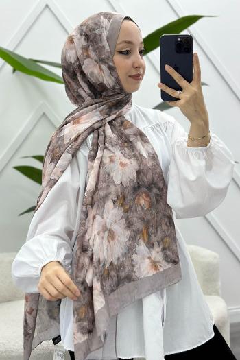 NİLÜFER DESEN PAMUK SOFT ŞAL