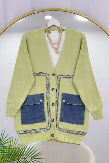 KOT CEPLİ TRİKO HIRKA