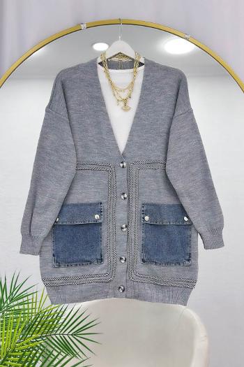 KOT CEPLİ TRİKO HIRKA
