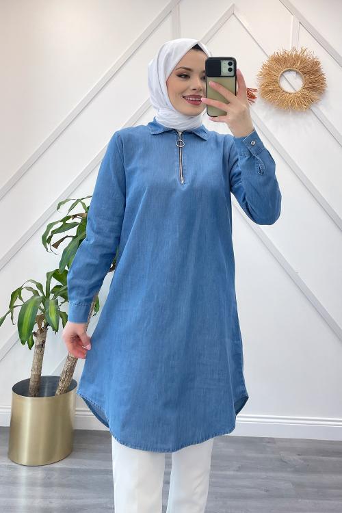 FERMUARLI KOT GÖMLEK