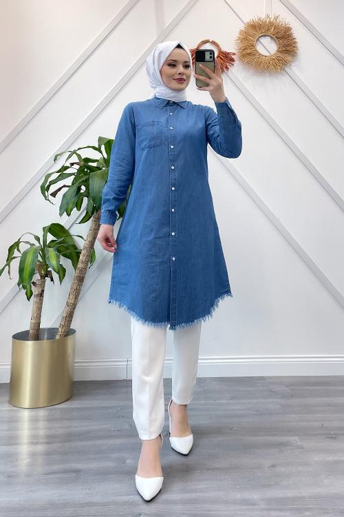 POLO PÜSKÜLLÜ KOT GÖMLEK