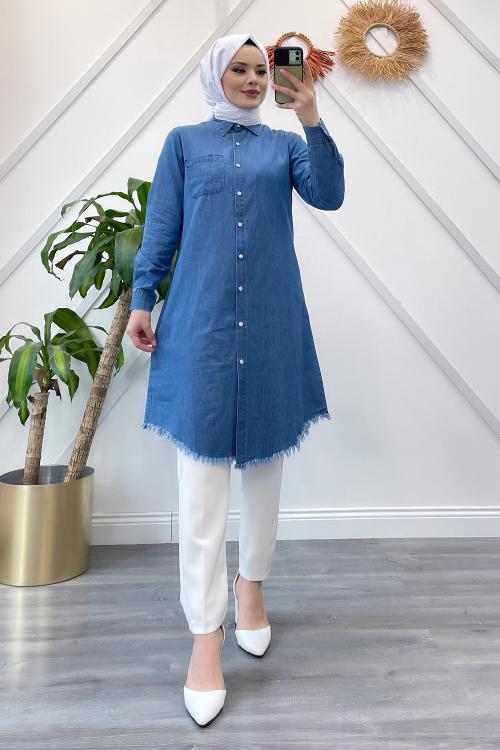 POLO PÜSKÜLLÜ KOT GÖMLEK