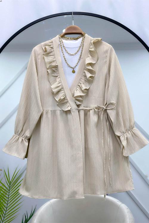 KRİNKIL KELEBEK TUNİK