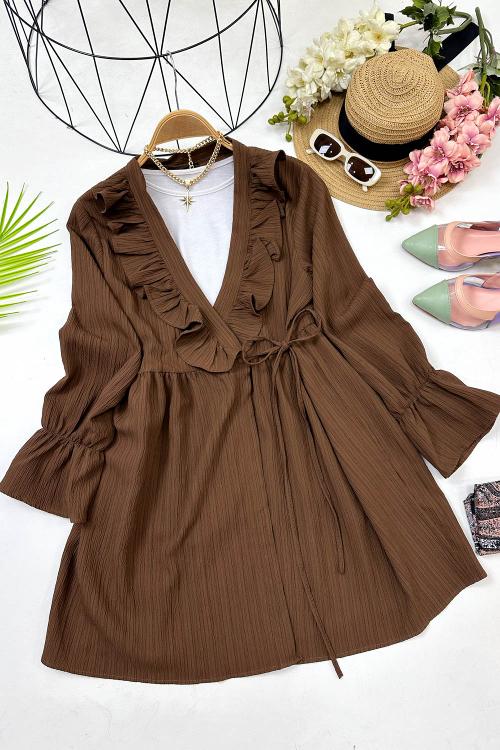 KRİNKIL KELEBEK TUNİK