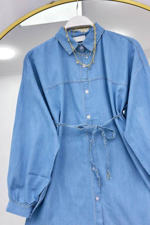 BELDEN BAĞLAMALI KOT GÖMLEK