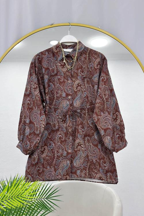 MANGO KUMAŞ KADIN TUNİK GÖMLEK