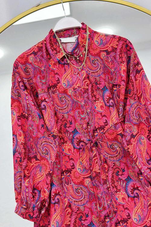 MANGO KUMAŞ KADIN TUNİK GÖMLEK