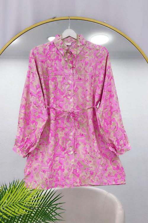 MANGO KUMAŞ KADIN TUNİK GÖMLEK