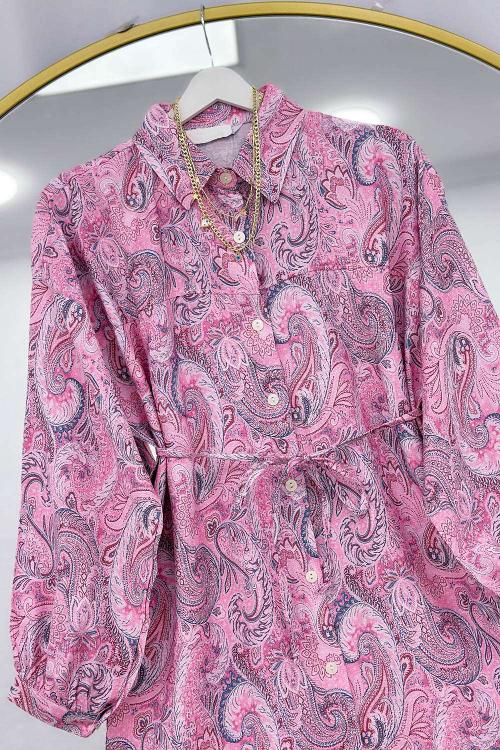 MANGO KUMAŞ KADIN TUNİK GÖMLEK