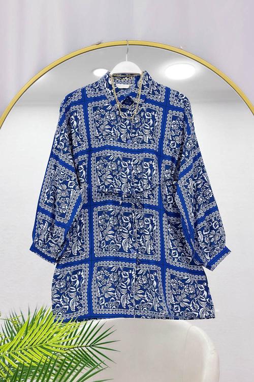 MANGO KUMAŞ KADIN TUNİK GÖMLEK